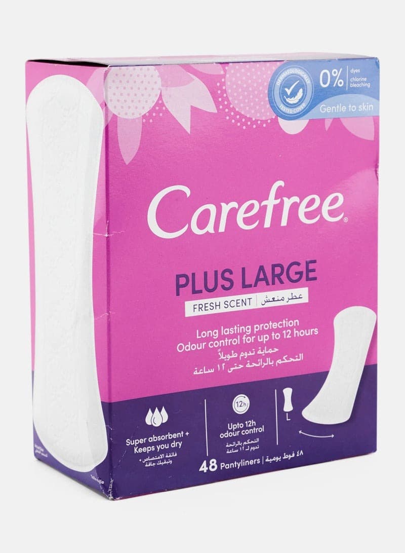 Carefree Large Daily Liners with Fresh Scent 48 Pads