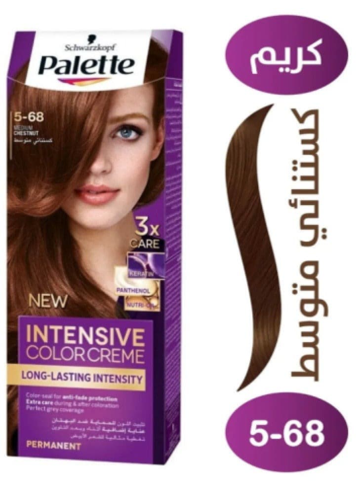 Palette Intensive Hair Color Cream 5-68 Medium Chestnut