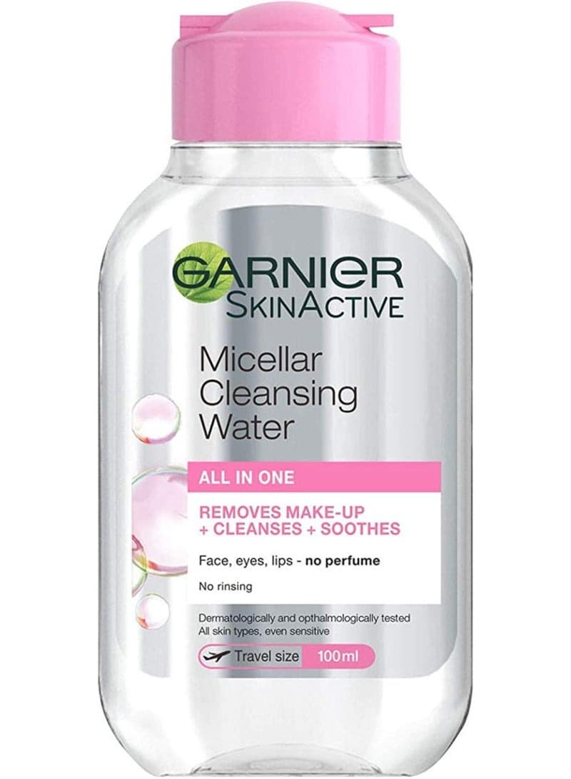 Garnier Micellar Water Face Cleanser & Daily Makeup Remover 100 ML