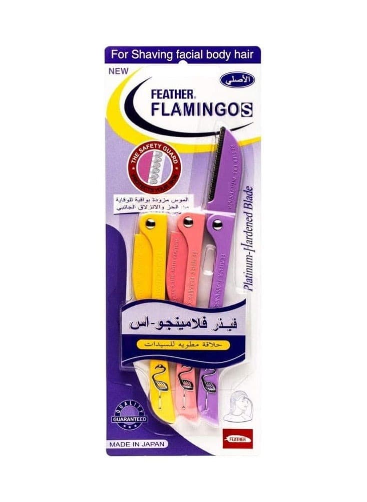 Feather Flamingo S Womens Facial Hair Razor Blades