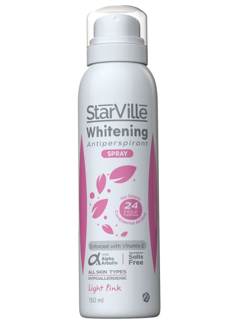 Starville Light Pink Anti-Perspirant & Skin Brightening Spray 200 ml