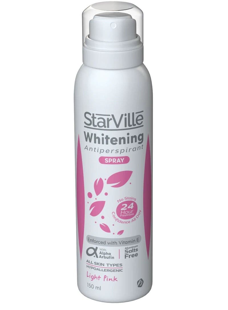 Starville Light Pink Anti-Perspirant & Skin Brightening Spray 200 ml