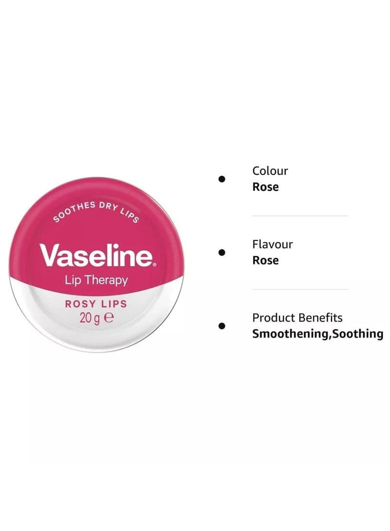 Vaseline Soothes Dry Lips Lip Therapy ROSY LIPS 20 G