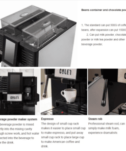 ماكينة القهوة الأوتوماتيكية T103 من ECOFFEE