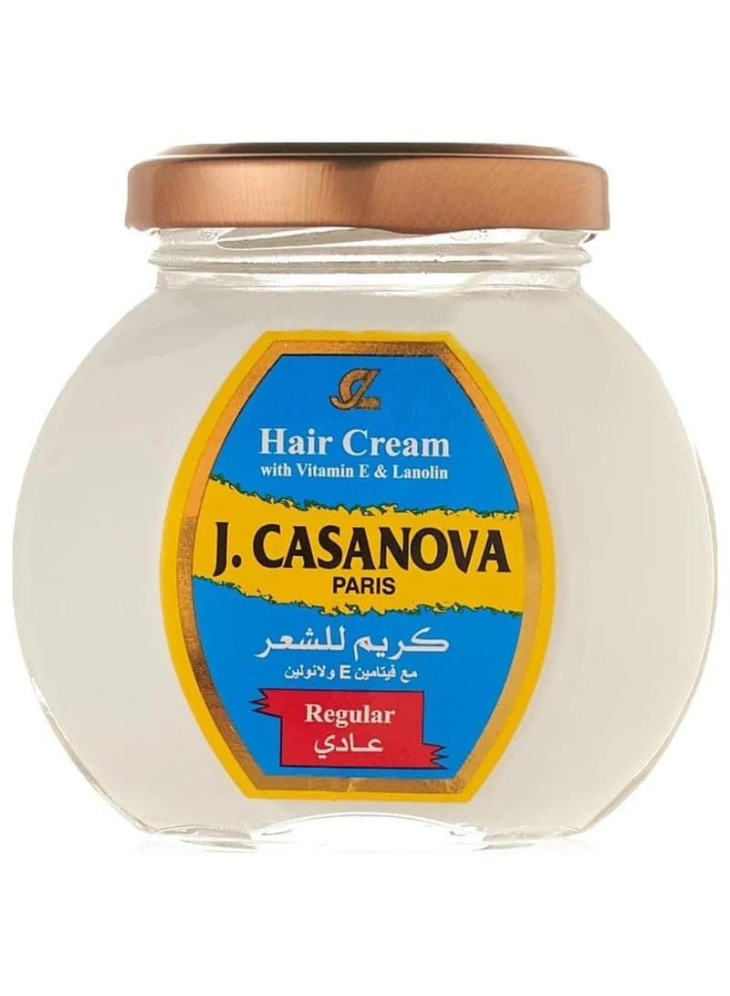 Casanova Hair Cream with Vitamin E & Lanolin Regular 150 G