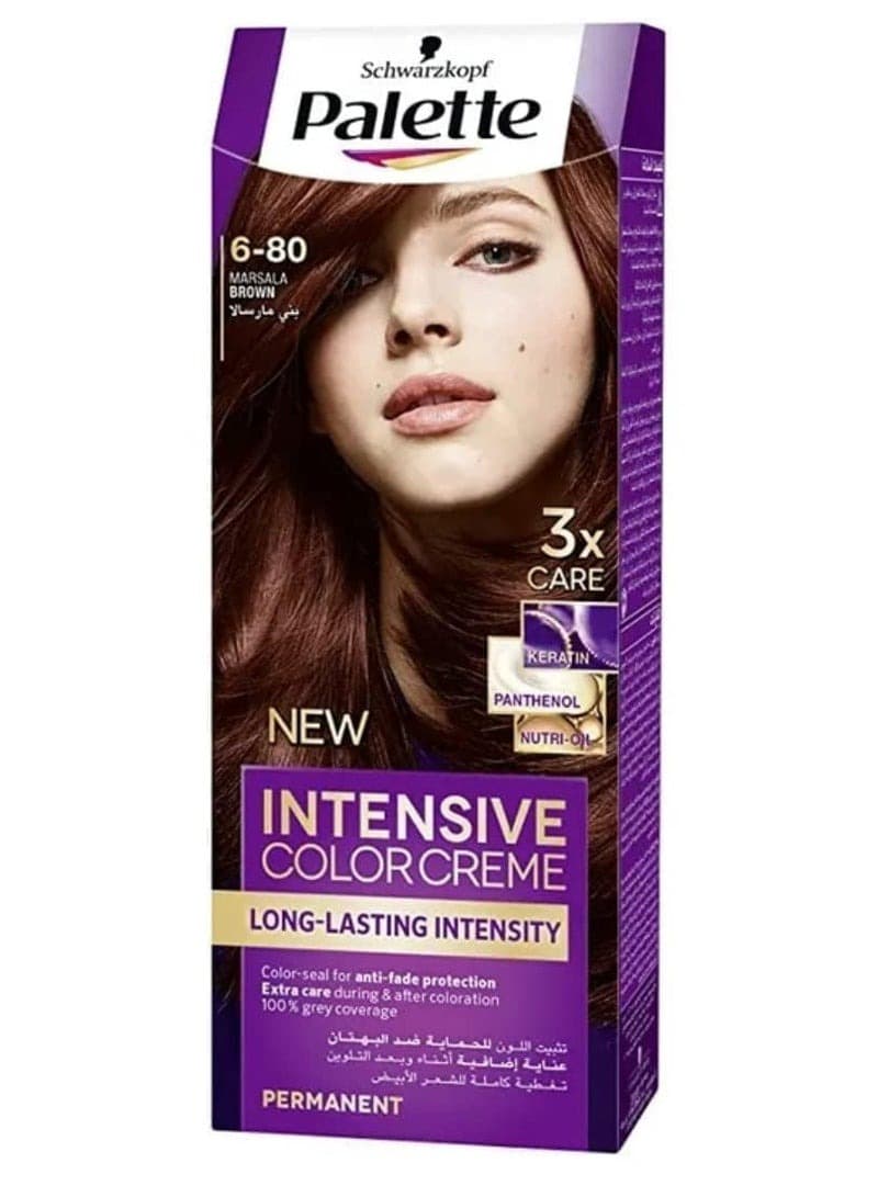 Palette Intensive Hair Color Cream 6-80 Marsala Brown