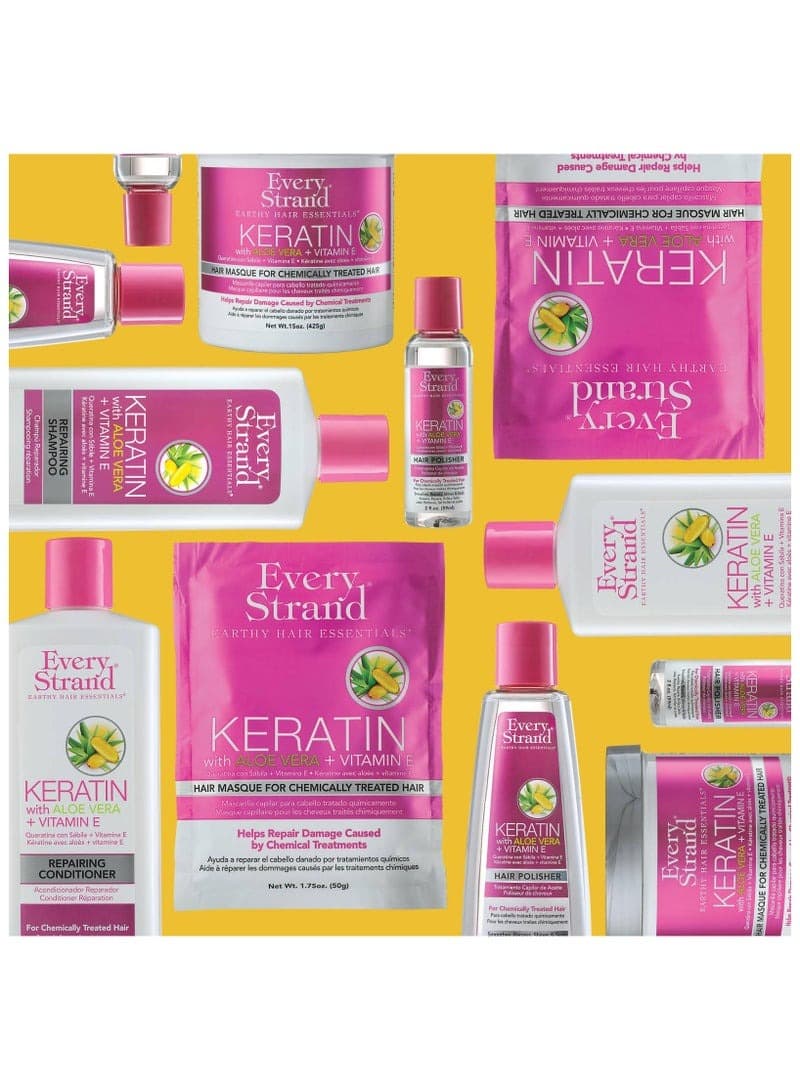 Every Strand Keratin With Aloe Vera Vitamin E Repairing Conditioner 399 ML