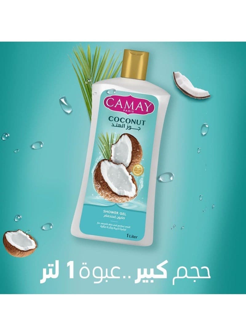 CAMAY Shower GeL COCONUT 1 LITER