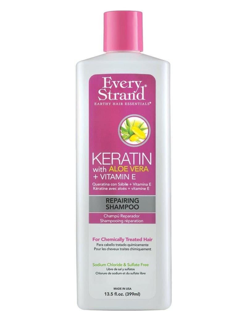 Every Strand Keratin With Aloe Vera Vitamin E Repairing Shampoo 399 ML