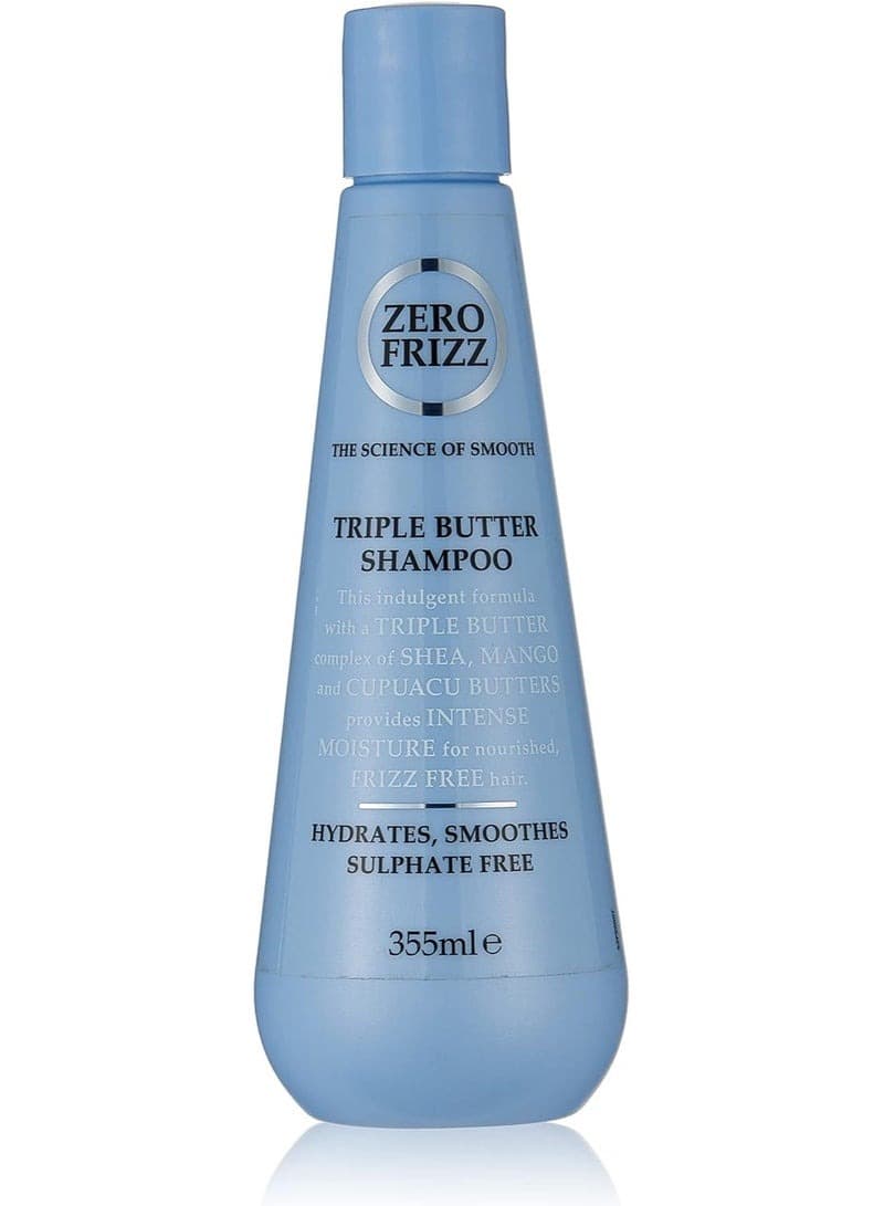 Zero Frizz Triple Butter Shampoo 355 ML