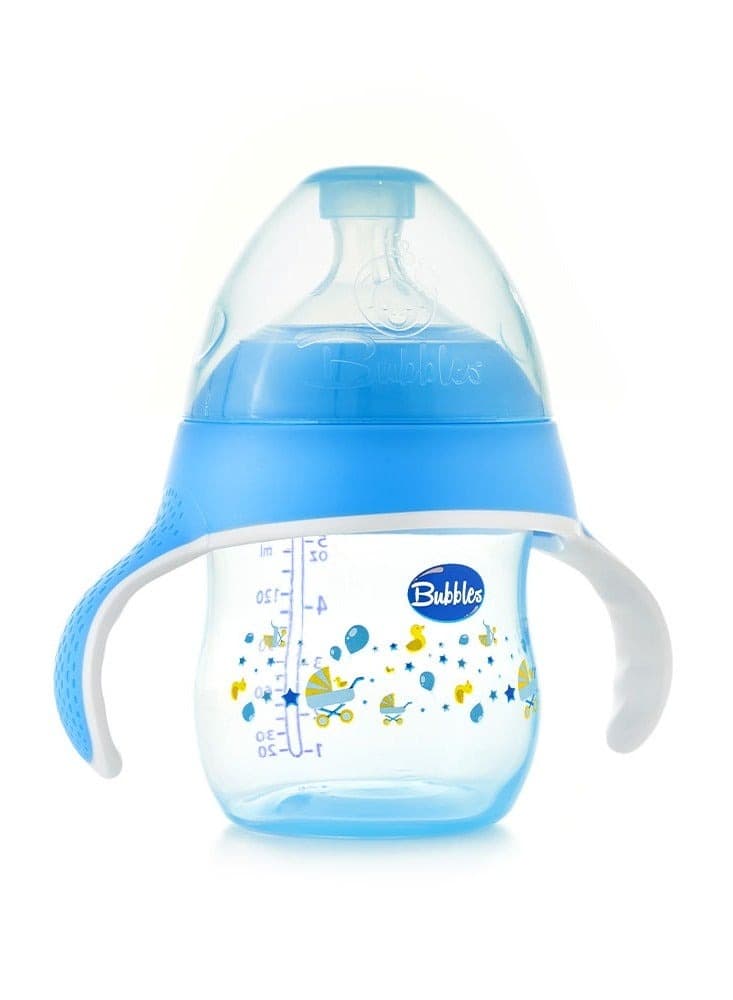 Bubbles Natural Bed with Prunella 150 ml Blue