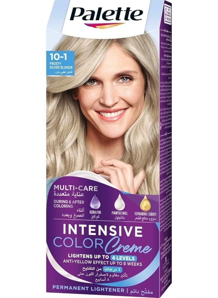 Palette Hair Dye Rich Cream Color 10-1 Polar Silver Blonde