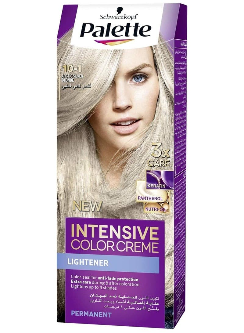 Palette Hair Dye Rich Cream Color 10-1 Polar Silver Blonde