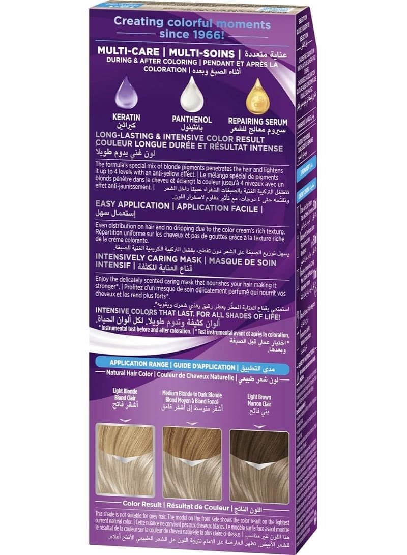 Palette Hair Dye Rich Cream Color 10-1 Polar Silver Blonde