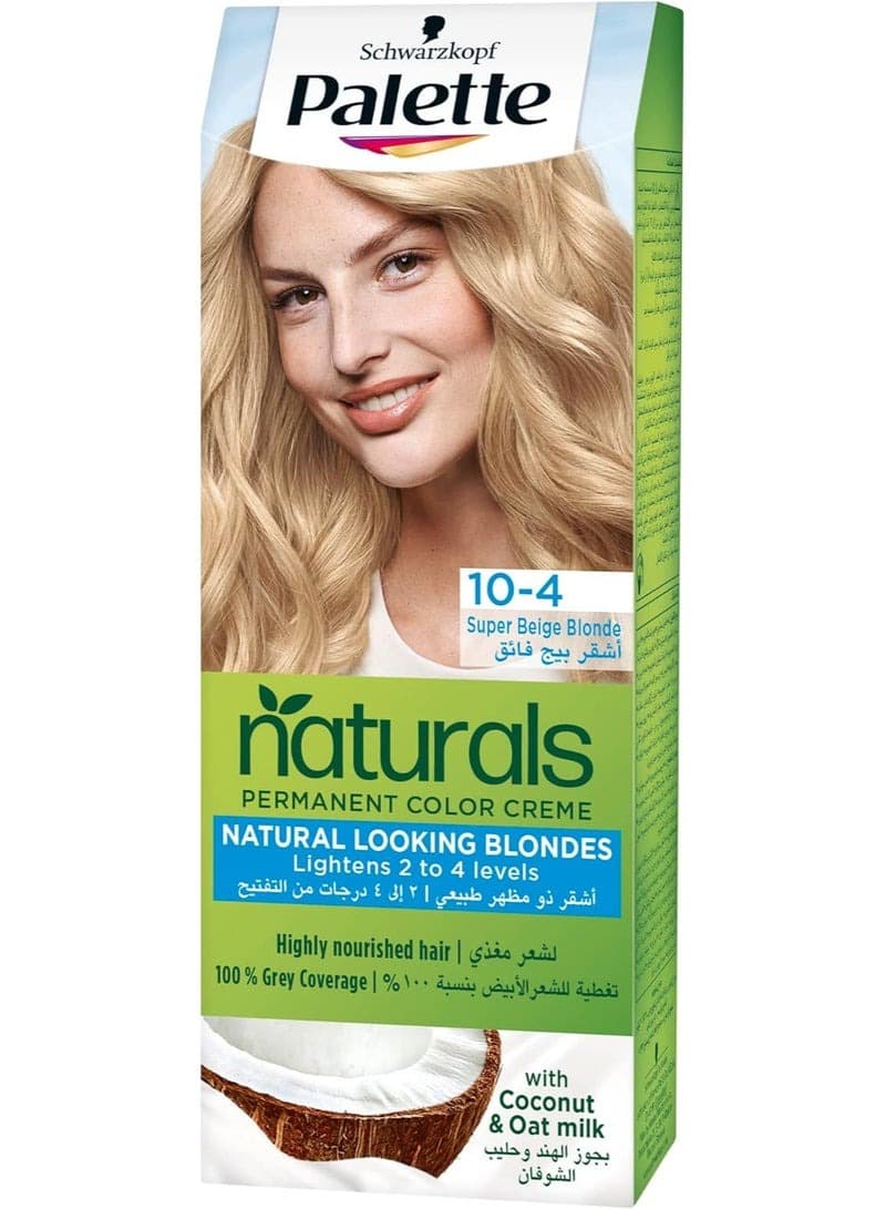 Palette Hair Dye Rich Cream Color 10-4 Extra Beige Blonde
