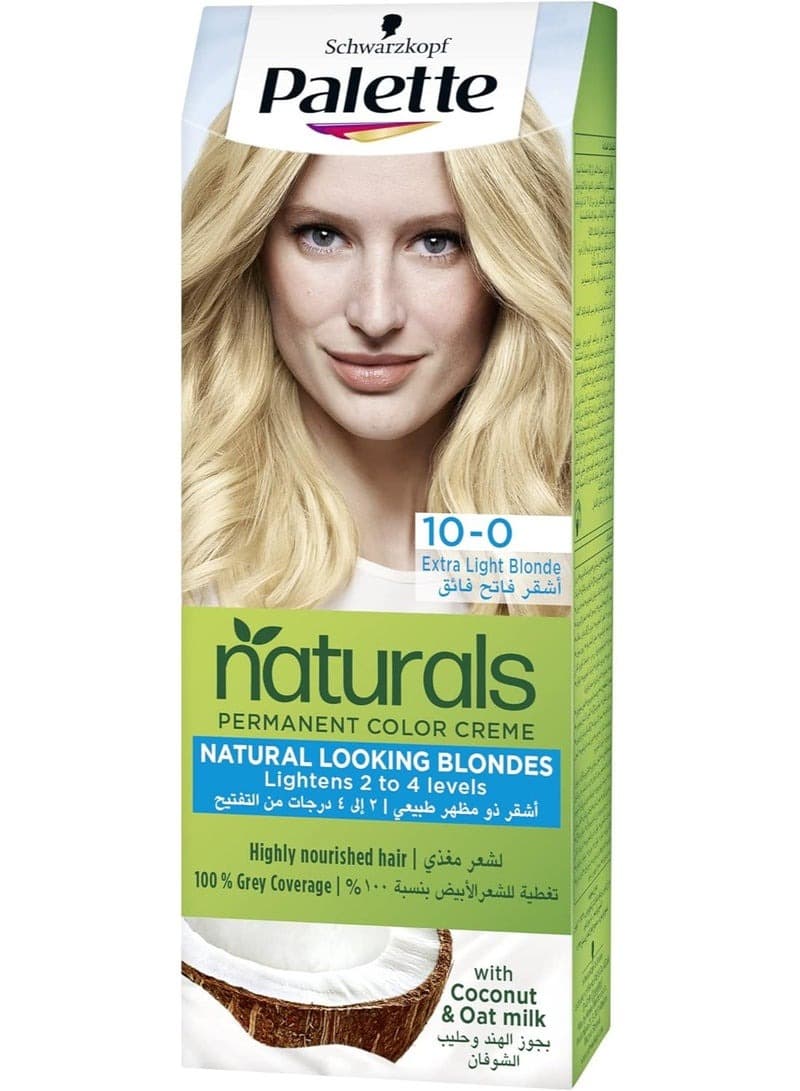Palette Hair Dye Rich Cream Color 10-0 Extra Light Blonde
