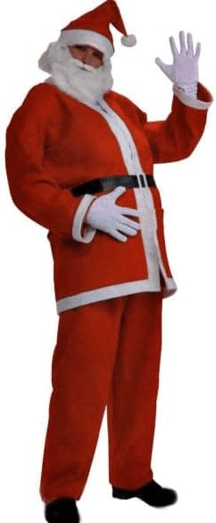 Mens Christmas Santa Claus Costume