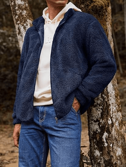 Mens fleece hoodie.