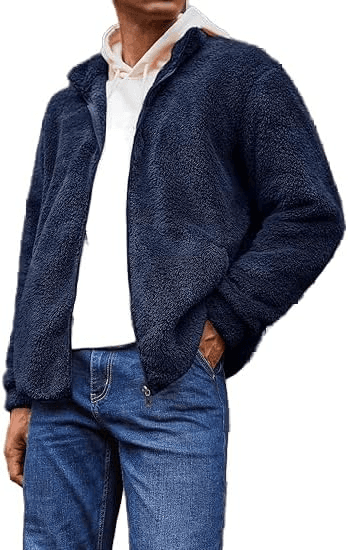 Mens fleece hoodie.