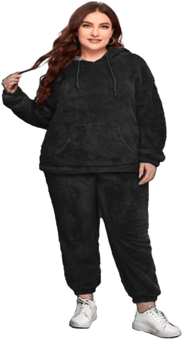 Womens Two-Piece Fleece Pajama Set