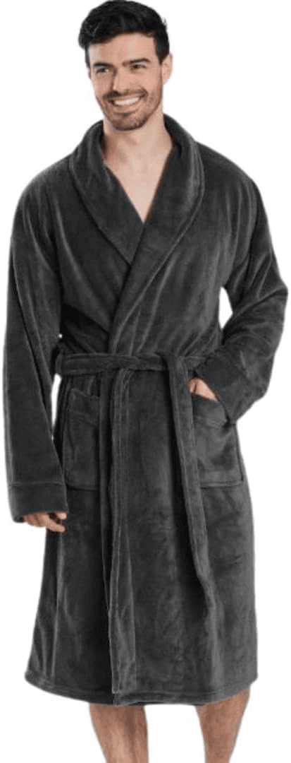 Mens Polar Velvet Robe