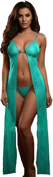 Womens Lace Long Nightgown