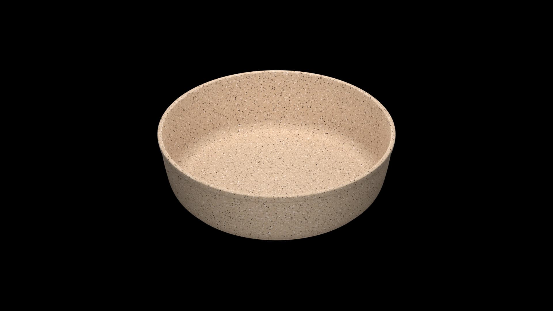 26 CM Round Oven Dish Camel Brown Granite