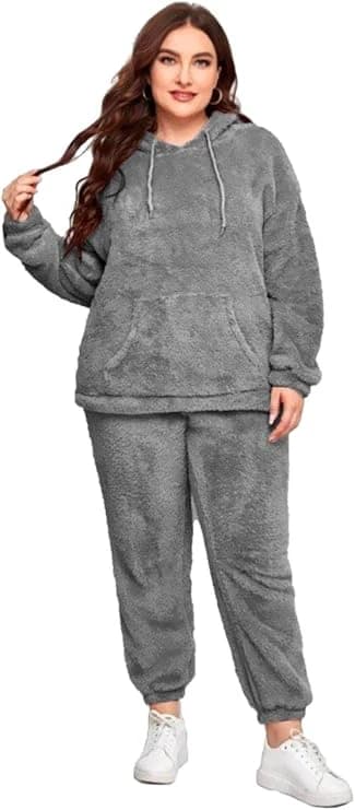 Women's Fur 2 Piece Pajamas