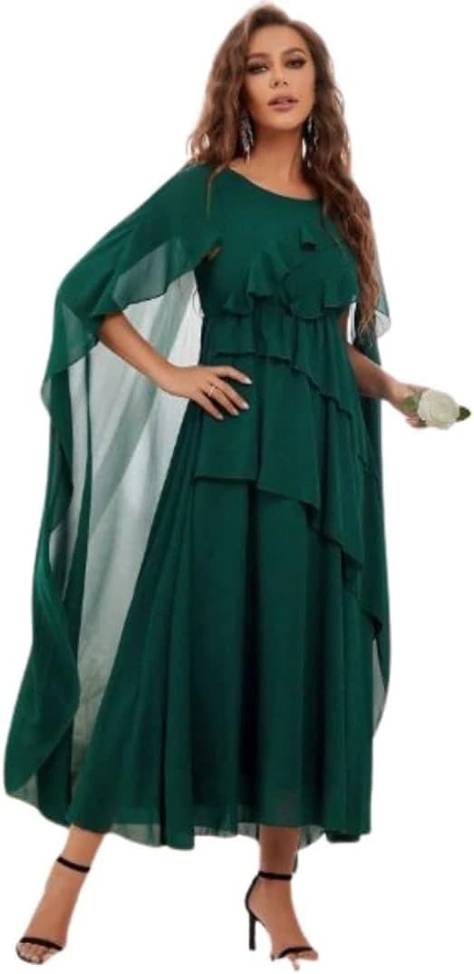 Women's chiffon evening dress