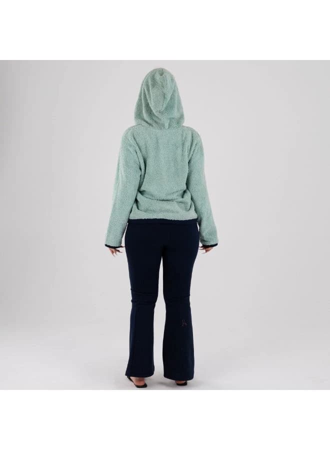 طقم بيجاما شتوي نسائي مكوّن من قطعتين – هودي وبنطلون مريح للمنزل
