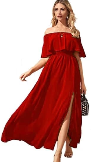 Red Women's Sleeveless Dress