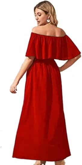Red Women's Sleeveless Dress
