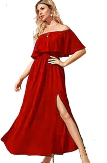 Red Women's Sleeveless Dress