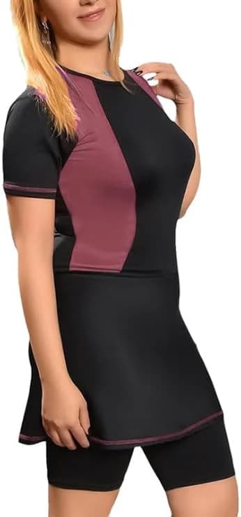 Women Two-Piece Waterproof Microfiber Swimwear