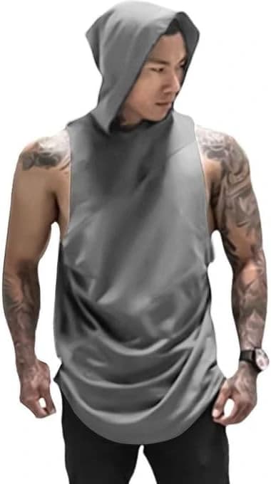 Men’s Gray Gym Hoodie