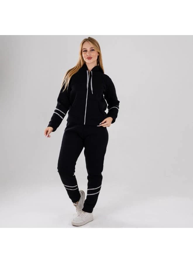 Women's 2-Piece Milton Tracksuit - Zip-up Hoodie & Joggers Set