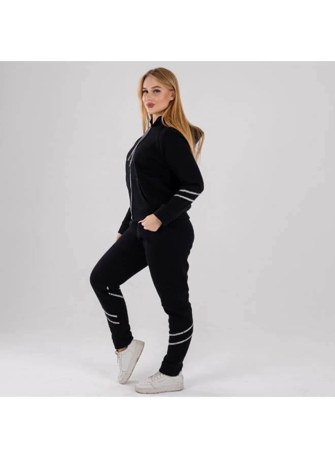 Women's 2-Piece Milton Tracksuit - Zip-up Hoodie & Joggers Set