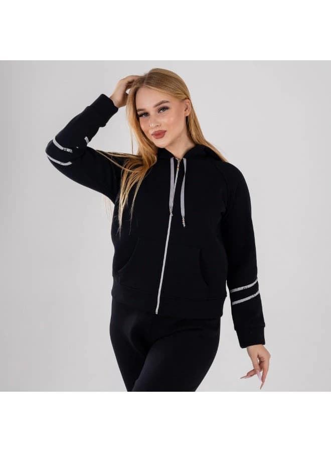 Women's 2-Piece Milton Tracksuit - Zip-up Hoodie & Joggers Set