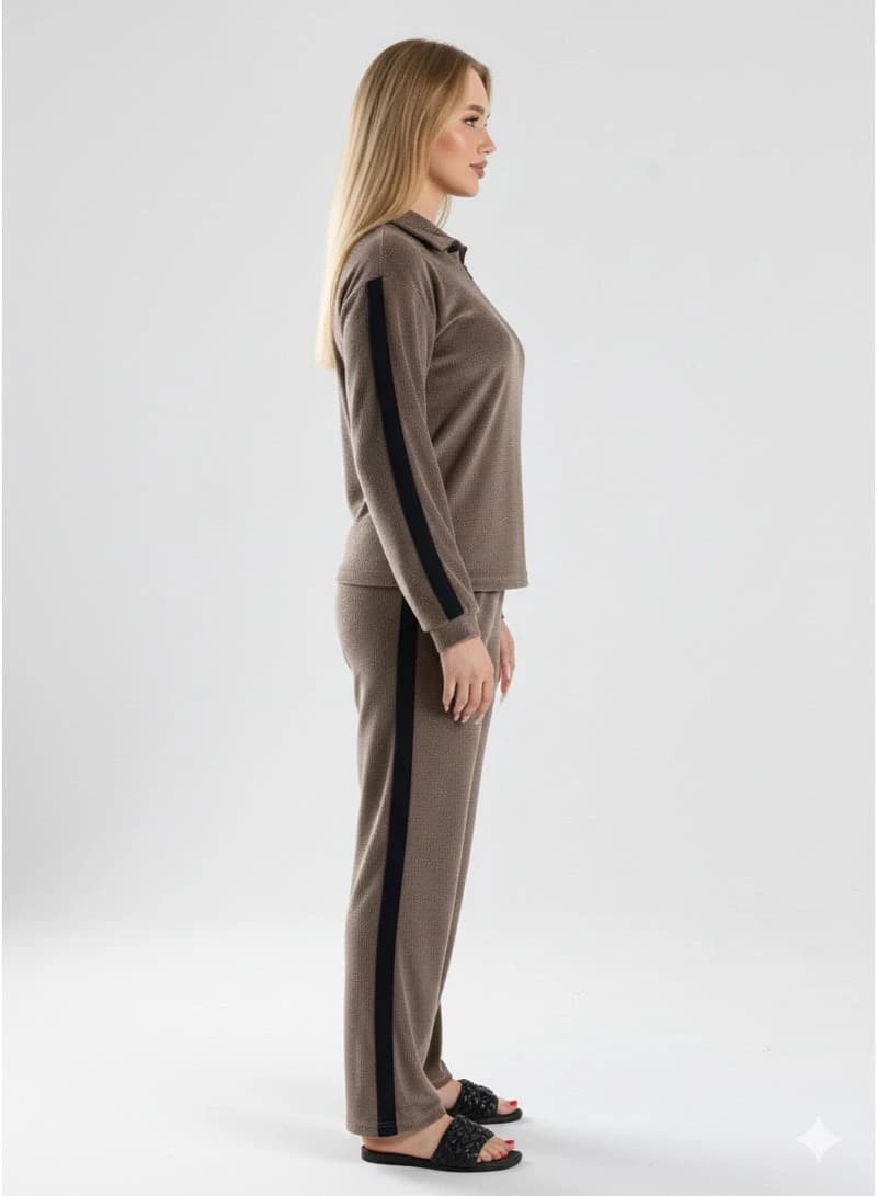 Women's 2-Piece Milton Loungewear Set - Half-Zip Sweatshirt & Matching Pants