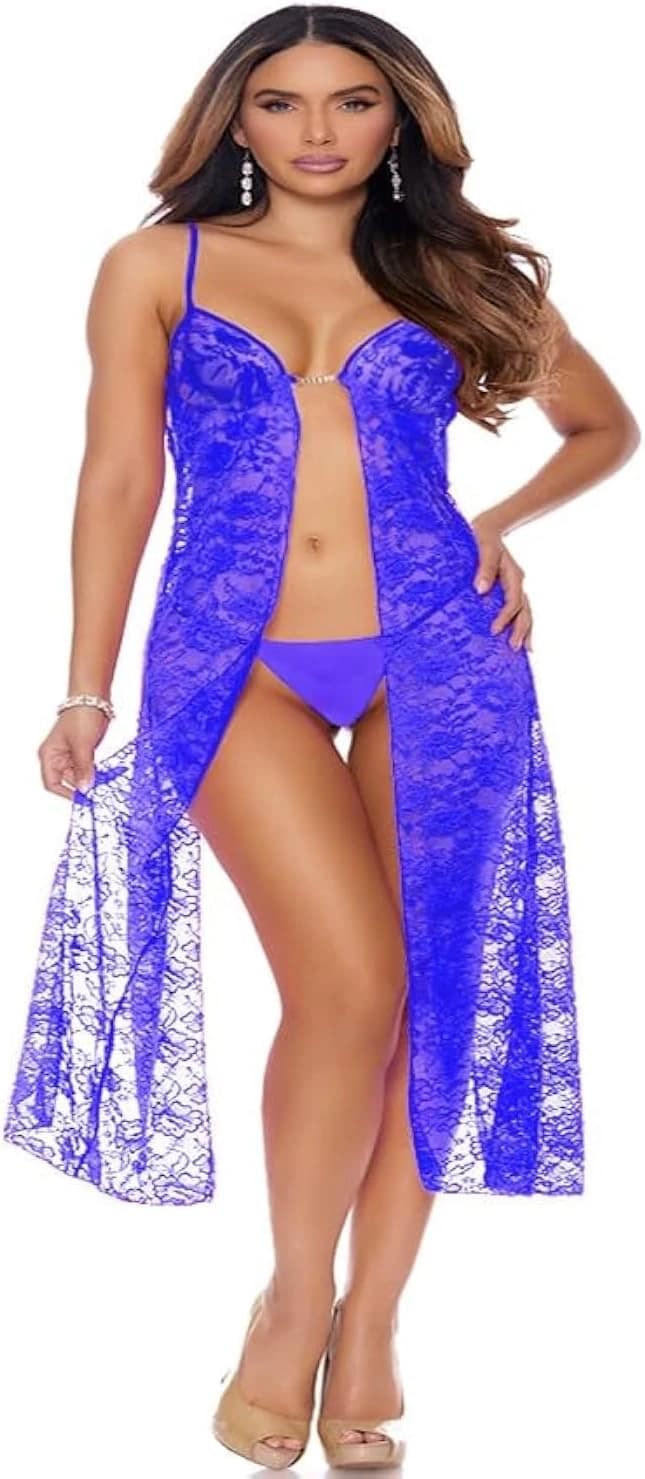 BabyDoll Long Open Front and Back Lingerie