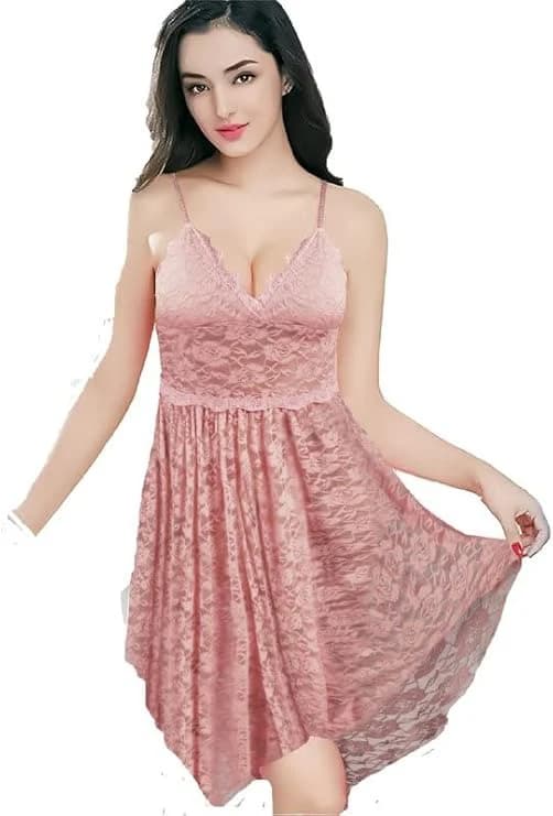 Lace Closure Babydoll Lingerie