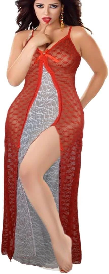 Lace Long Lingerie Nightgown