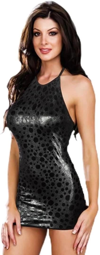Elhilf Leather Elastic Strap Lingerie