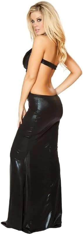 Long Leather Lingerie