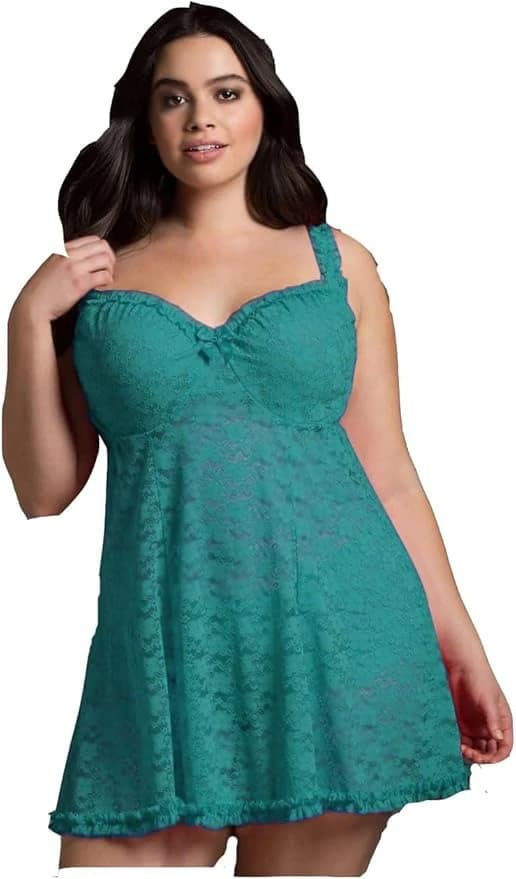 Sexy Lace Green BabyDoll Lingerie