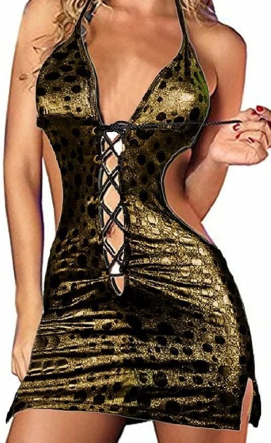 Tiger Lingerie Cute Baby Doll Leather