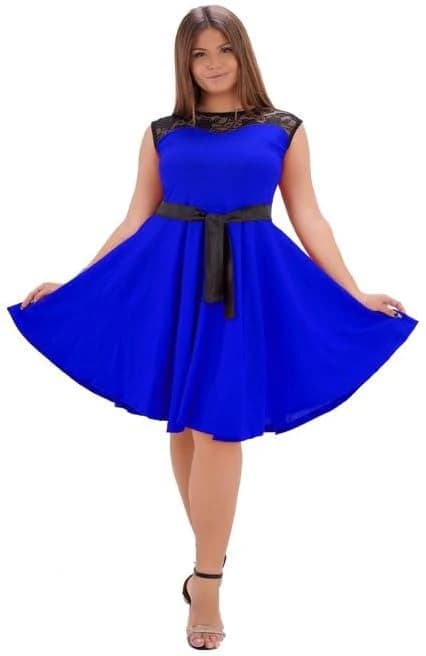 Women's Lace Bust Flare Dress