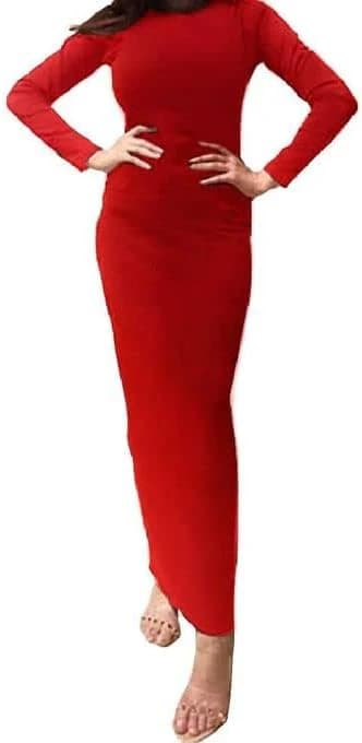 Women's Red Maxi Dress