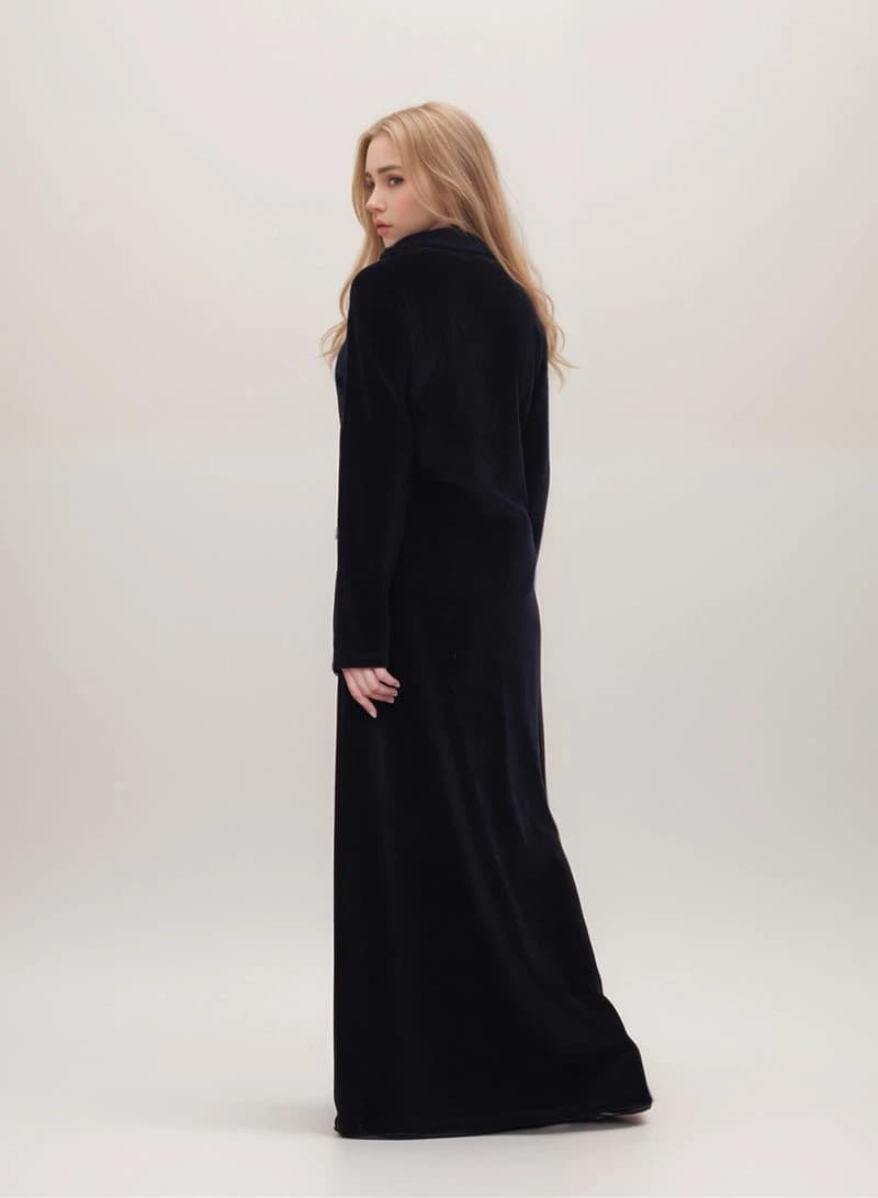 ZECOTEX Embroidered Long Nightgown
