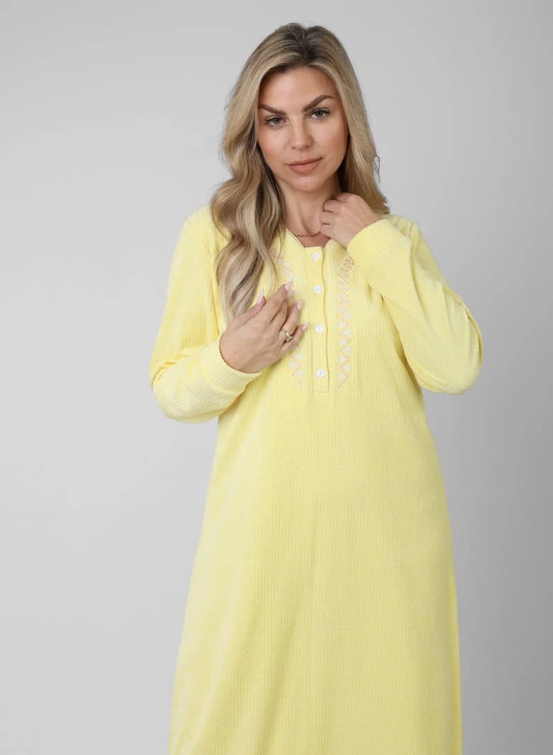 ZECOTEX Embroidered Nightgown